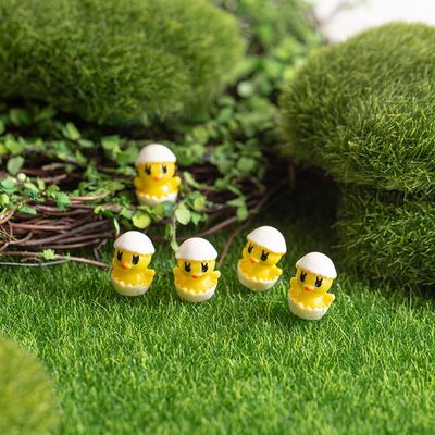 깨진 알 병아리 미니어처 10P