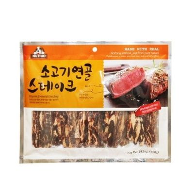 소고기연골 스테이크 400g 애완동물 반려견 영양 간식