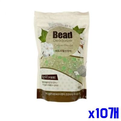 bns 겔타입 방향제 리필 코튼파우더향 x10개 실내용방향제(WFLISZR)