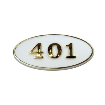 [아트사인] 완제품백색타원호수판 (4127) [개/1] 91016