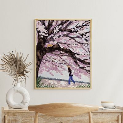 만남, 수빈 작가 인테리어 거실 그림 액자