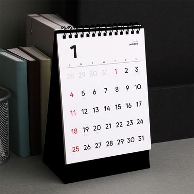 2026 비기닝 심플 데스크 캘린더 세로형