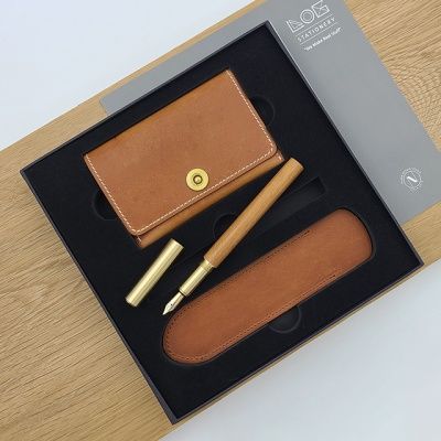 Gift Set -CW402S(카드지갑,만년필 FP-402,펜슬리브)
