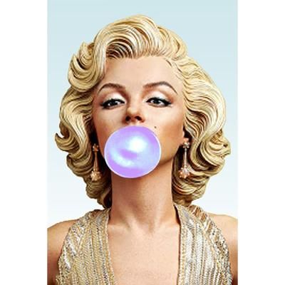 마릴린 먼로 풍선 (패브릭형) 보석십자수 40x60