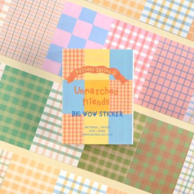 빅와우 스티커 11 언매치드 프렌즈 패턴 Series.2