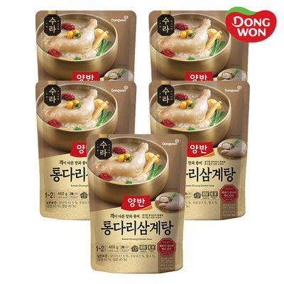 [양반] 수라 통다리 삼계탕 460g x 5봉