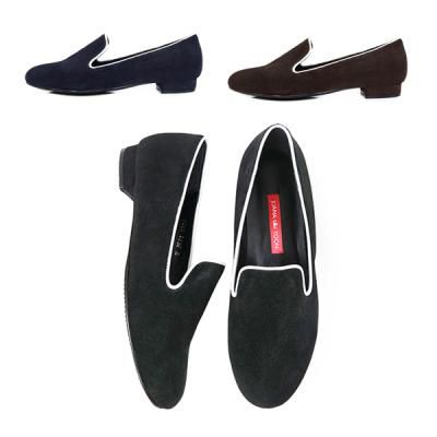 [쥬아나윤]쥬아나윤 Pearl Baguette 양가죽 펄파우더로퍼 수제화