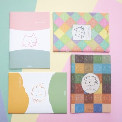 허쉬드브라운 A5 더심플라인노트 VER2. [FACE]