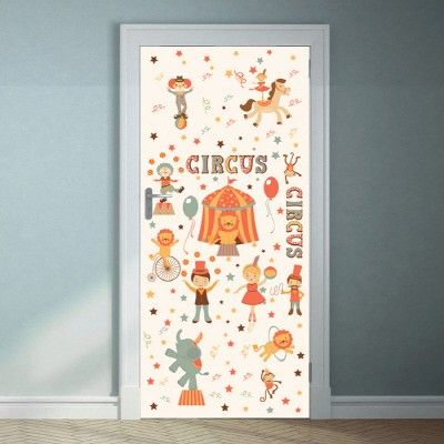 그래픽아트도어_신나는 서커스