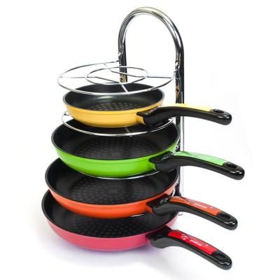 후라이팬 정리대 5단 프라이팬거치대 보관대 꽂이