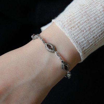 바이데이지 연수정 마퀴드 실버 원석팔찌 Bl0299