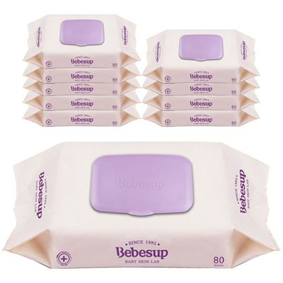 베베숲 트러스트 캡형 물티슈 80매 x10개입(WE161FB)