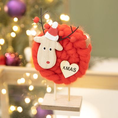 [3+1] 크리스마스 루돌프 인형 트리 장식 사슴 19cm
