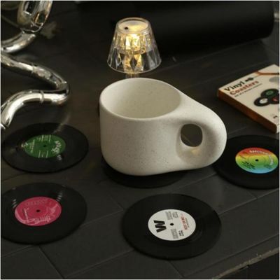 위스키 코스터 유리컵 받침 와인 레코드판 BB0022