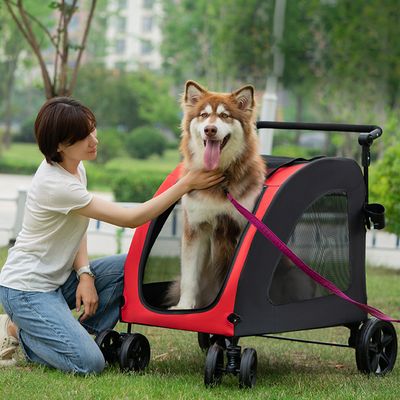애견용품 휴대용 반려동물 폴딩 유모차09