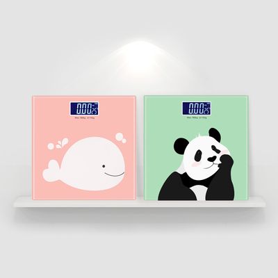 노바리빙 LCD 캐릭터 체중계 고래 판다 동물 유아용