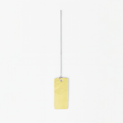 사각 자개 북마크 책갈피 - 레몬