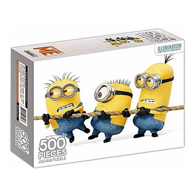직소퍼즐 슈퍼배드 미니언즈 줄다리기 500피스