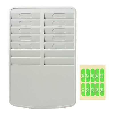 10인용 출퇴근기록 카드함 케이스 카드 꽂이 보관함