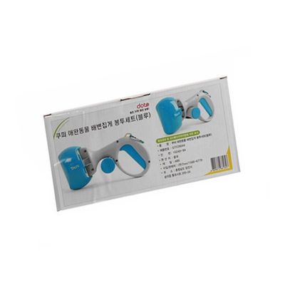 반려동물 배변집게 봉투세트 블루 애견산책용품 애견집게 강아지위생용품(WFPF4SH)