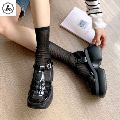 [애슬릿]에나멜 피셔맨 클래식 스트랩 통굽 여름 샌들