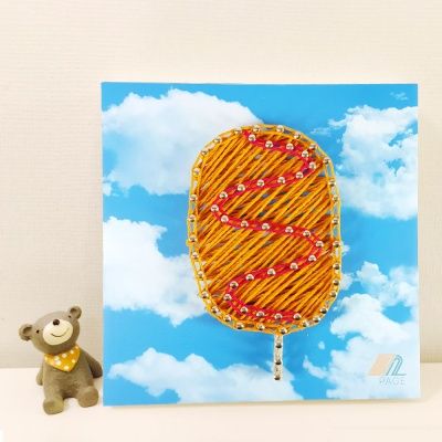 꼬마 핫도그 스트링아트 만들기 패키지 DIY (EVA)