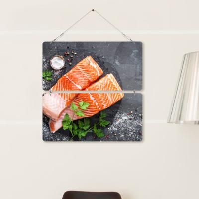 nl918-멀티아크릴액자_신선한연어(2단)