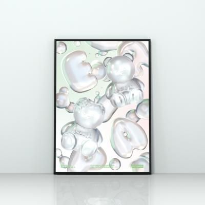 COVY BUBBLE WORLD-GREEN(포스터-A2)