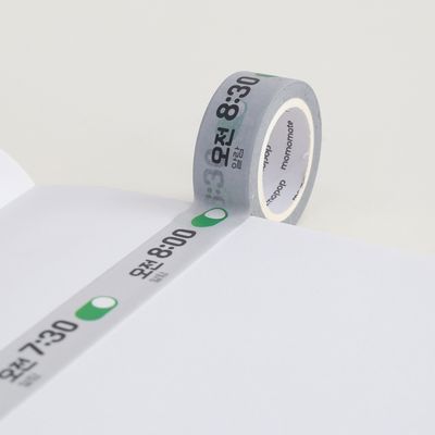 모모마테 아침 알람 위젯 마스킹테이프