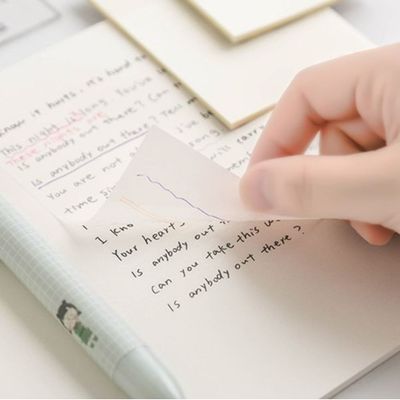 점착형 투명메모지 5 x 7.5cm(WBECB73)