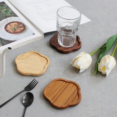 우드 코스터(디자인홈) 컵받침 - 연화반 3type