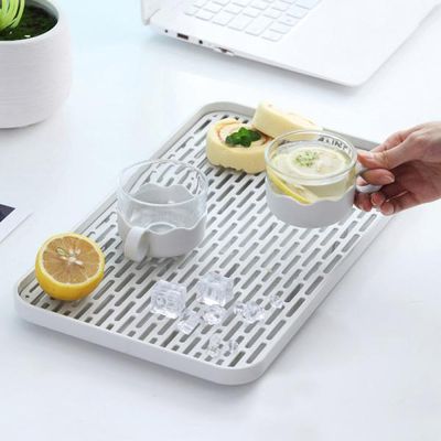 미니 식기건조대 트레이 직사각 대 그릇식기건조대