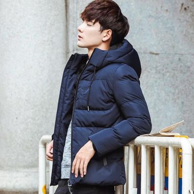 남성 겨울 점퍼 숏 푸퍼 후드 패딩 다운 자켓 잠바