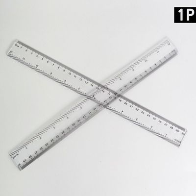 투명 플라스틱자 30cm 학용품 준비물(WD3B64D)