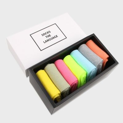 비비드 골지 립 양말(7SET)