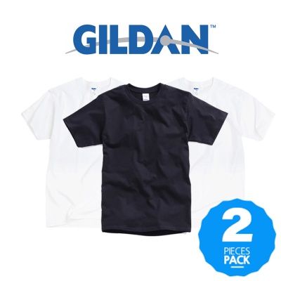 [1+1] 길단 소프트 무지라운드넥 반팔티