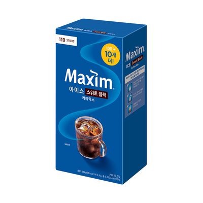 맥심 아이스 스위트 블랙 커피믹스 110T