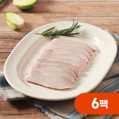 [토랑토랑] 마늘맛 닭가슴살 슬라이스 100g x 6팩