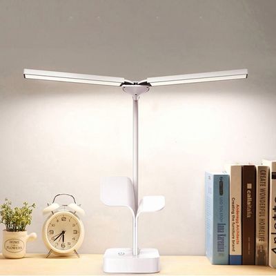USB 더블 휴대폰 충전 LED 스탠드 책상용 거치대 조명(WFLP0C3)