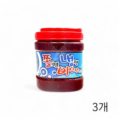 WL 예그린 쫄면 냉면 비빔장 양념장 2Kg X 3개 식당 음식점 대용량 업소용식재료 비빔국수(WFLQPIR)