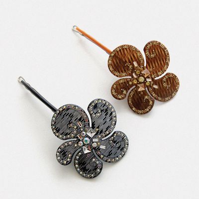 바이데이지 클라우드 플라워 큐빅 헤어핀 Bh0959