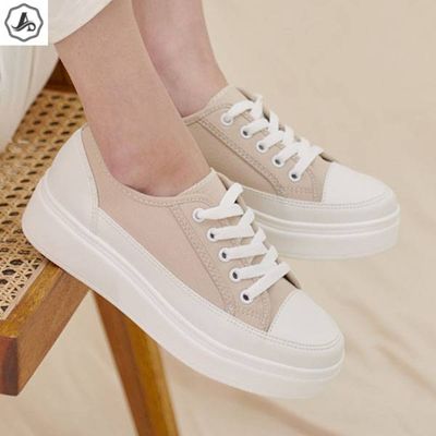 [애슬릿]플랫폼 스니커즈 레이스업 키높이 단화 봄