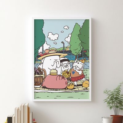 한강, 진현수 작가 그림