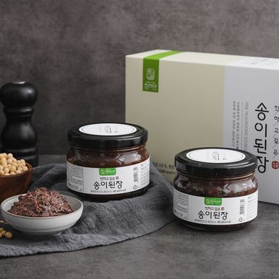 청정강원 자연산 송이버섯 된장 400gx2병
