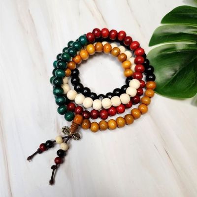 오색목 108염주 금강저 8mm(WFFK81M)