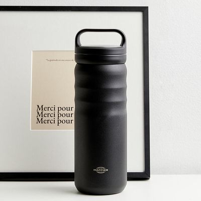 아트박스 손잡이 스텐텀블러 블랙 500ml