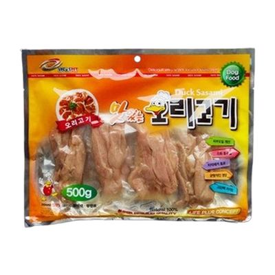 강아지 그대로 육포 오리 고기 500g 1P 져키 간식(WFLSD6I)