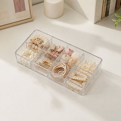모던 큐브 투명 정리함 3호 데스크 오거나이저