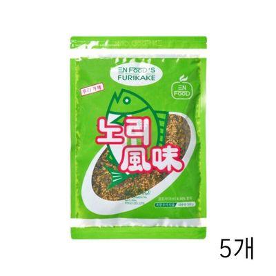 WL 이엔푸드 노리 후리가께 500g X 5개 일식재료 김가루 볶음밥후리카케 주먹밥후리가케(WFLQPY0)