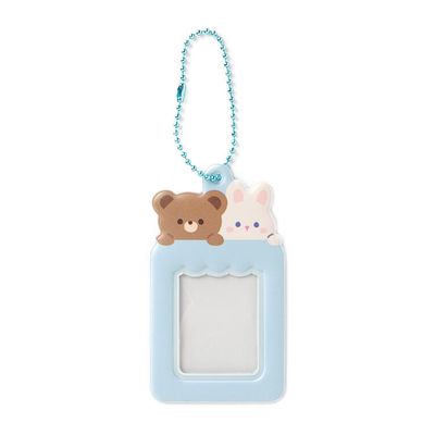 아트박스 증명사진 키링 블루 케이스 곰과토끼 3매